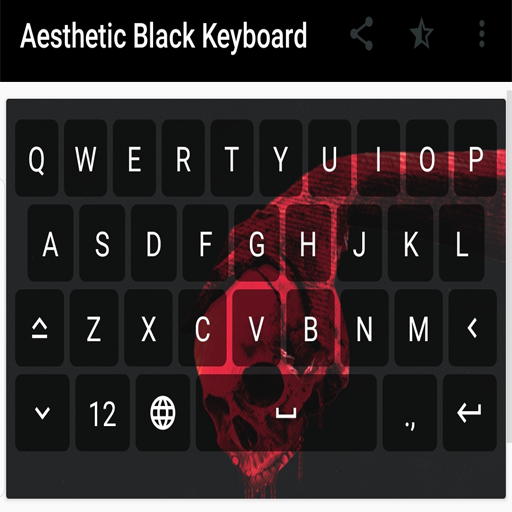 Aesthetic Black Keyboard Theme