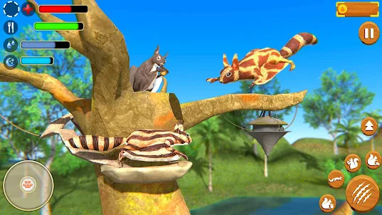 Wild Squirrel Family Sim 3D