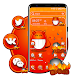 Orange Emoji Launcher Theme