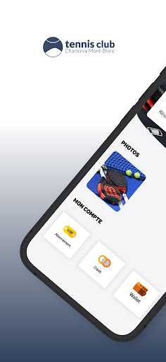 Android application Tennis Club Chamonix screenshort