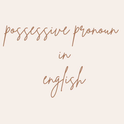 possessive pronoun logo