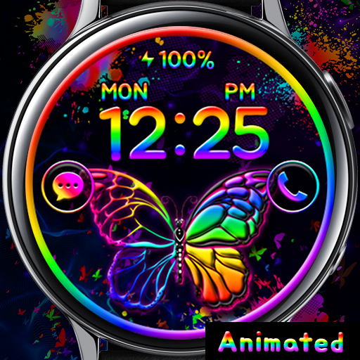 Painting Butterfly_Watchface logo