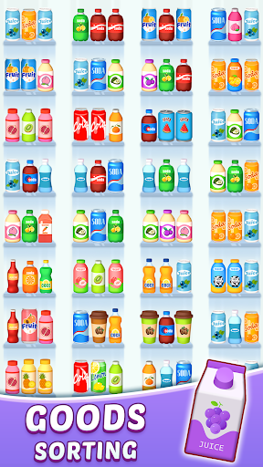 Android application Crazy Sort - Goods Sort 3D screenshort