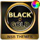 ブラック＆ゴールド - Xperiaのテーマ - Androidアプリ