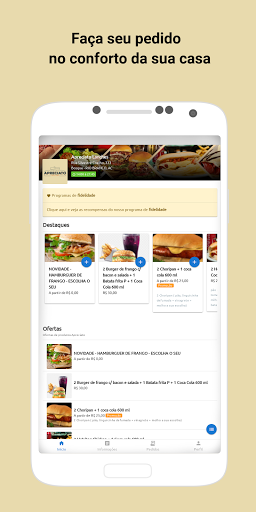 Android application Apreciato Lanches screenshort