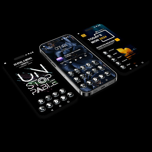 Black Icon Pack Screen 2