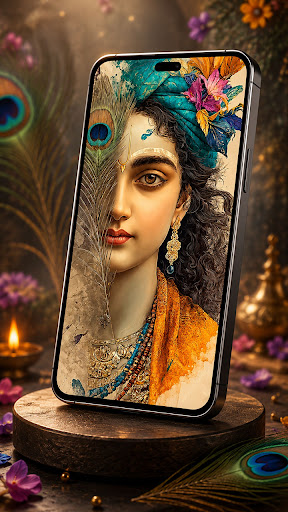 Lord Krishna Wallpaper HD screenshot 2