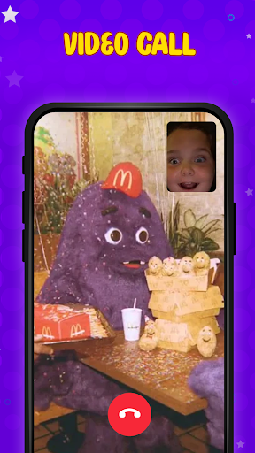 Grimace Fake Call Prank Screen 2