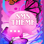 Cover Image of Download Theme Butterflies GO SMS Pro  APK