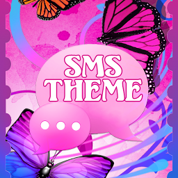 Imaginea pictogramei Theme Butterflies GO SMS Pro