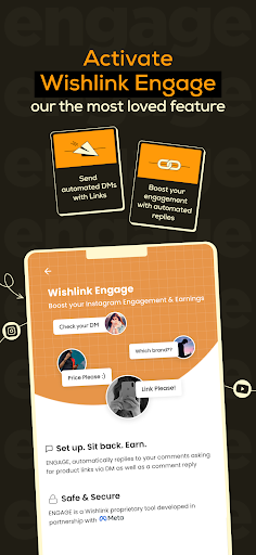 Android application Wishlink Creator screenshort