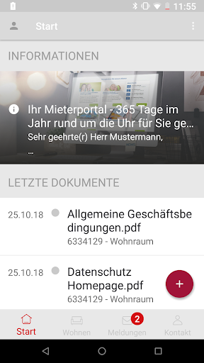 Mein FamKA - Mieterportal Screen 2