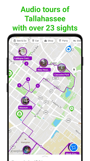 Android application Tallahassee SmartGuide screenshort