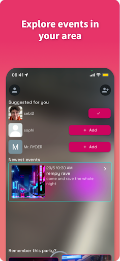 rempy - The ultimate party app Screen 3