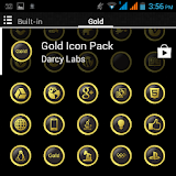 New Gold Icon Pack Free icon