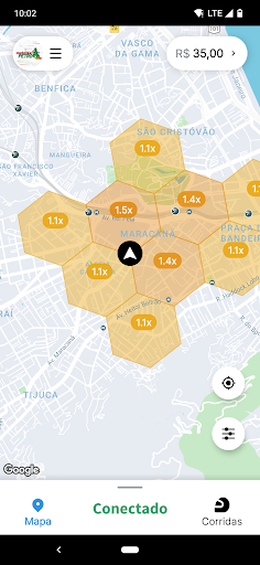 Android application Mototaxi Petro - Mototaxista screenshort