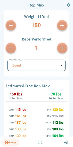 Relative Intensity Calculator Screen 2