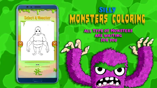 Silly Monsters Coloring