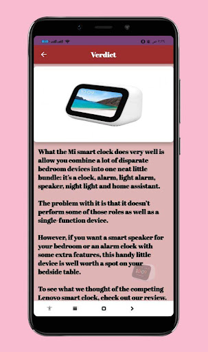 Mi Smart Clock Guide Screen 3