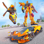 Cover Image of Unduh Wasp Robot Car Game: Robot Transforming Games 1.0.17 APK