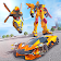 Wasp Robot Car Game: Robot Transforming Games icon