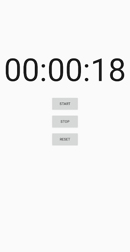 Android application Kronometre screenshort