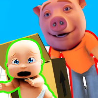 Escape & Hide John Pork Horror