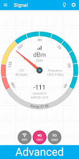 Signal Strength Screenshot