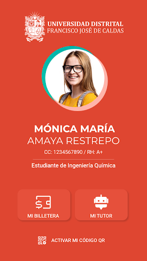 Android application U Distrital App screenshort