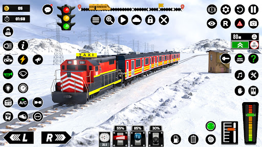 Android application Train Simulator 3D Train Games screenshort