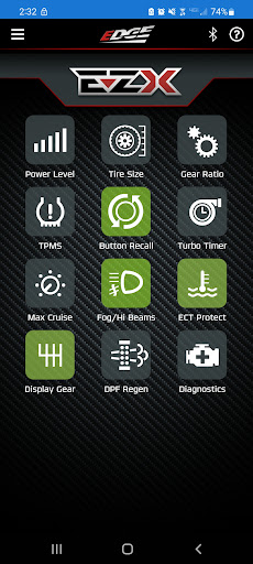 Android application Edge EZX screenshort