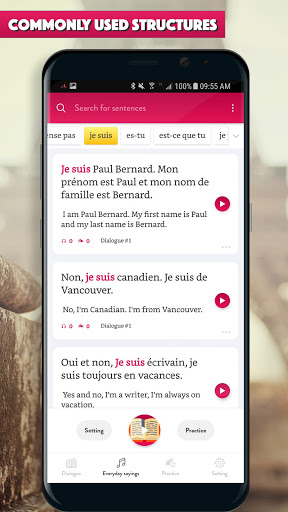 French Conversation Screen 3