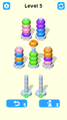 Nuts Sort - Color Puzzleのおすすめ画像2
