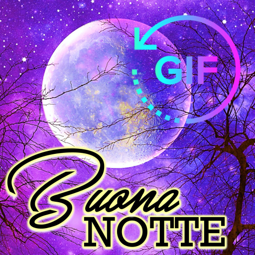 Good night Gif Italian Wishes logo