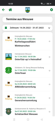 Wesuwe App Screen 3