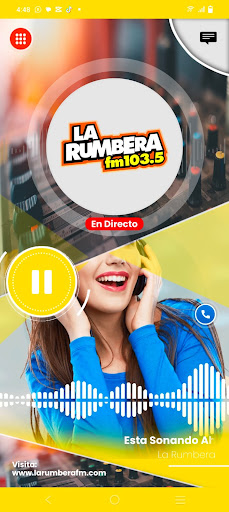 Android application La Rumbera Fm 103.5 screenshort