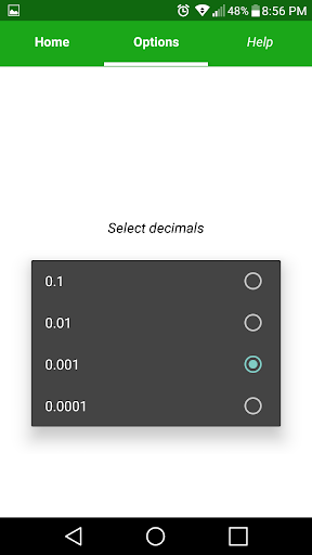 Horizontal curve - Elements of Screen 3