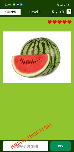 Tebak Nama Buah Offline