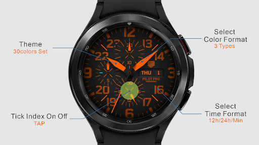 IWF AllNew Pilot watch face Screen 2