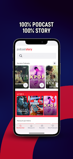 Android application Podcast Story screenshort