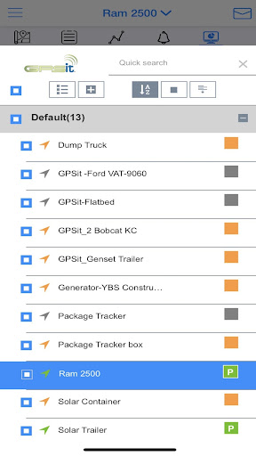 GPSit tracking Screen 3