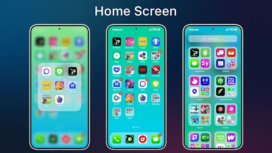 Launcher AiOS - MiniPhone Screenshot
