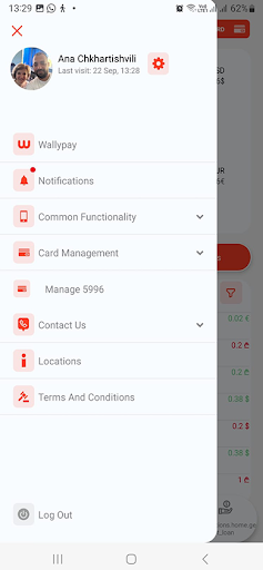 Android application C-pay screenshort