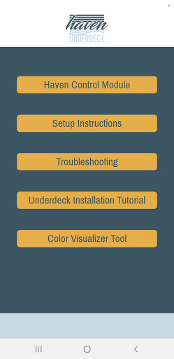 Haven Control Module Screen 3