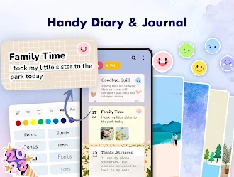 Game screenshot Diary with Lock: Daily Journal mod apk