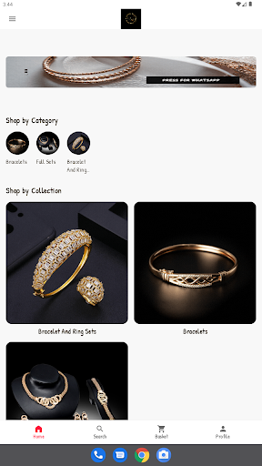 Android application Gold Brand screenshort