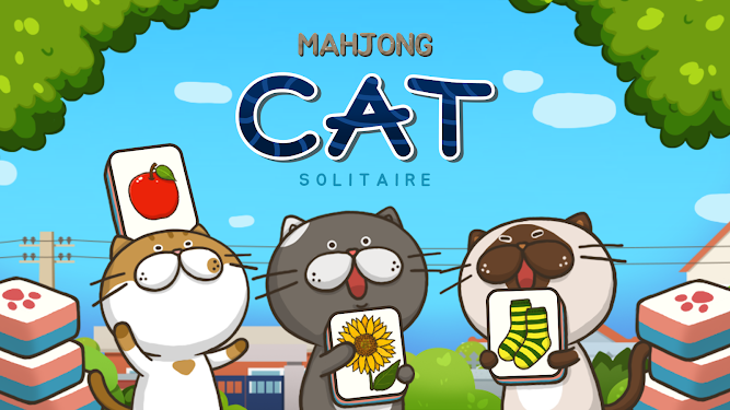 #1. Mahjong Cat Solitaire (Android) By: GaG Salon