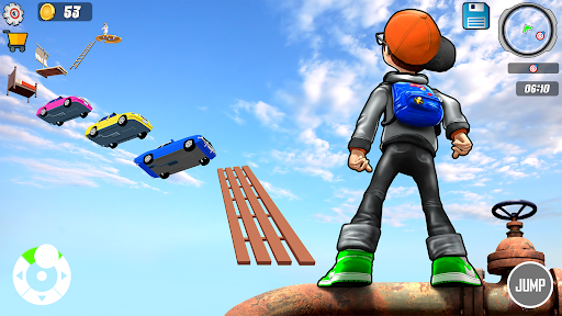 Android application GO UP! - Parkour Game screenshort