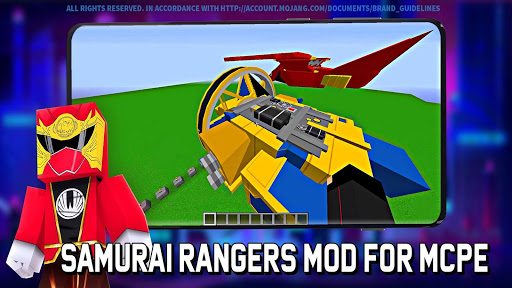 Mod Power Rangers For MCPE