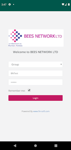 Android application Bees Network screenshort